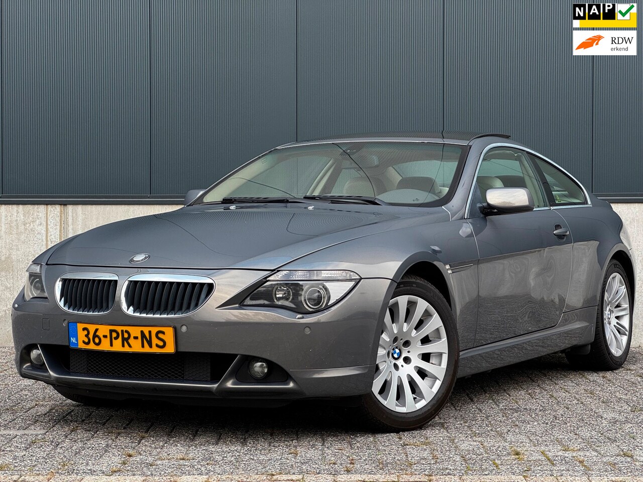 BMW 6-serie - 630i S|AUT|PANO|XENON|NAVI|INRUILKOOPIE|MOTOR 100PROCENT AUTOMAAT 100PROCENT - AutoWereld.nl