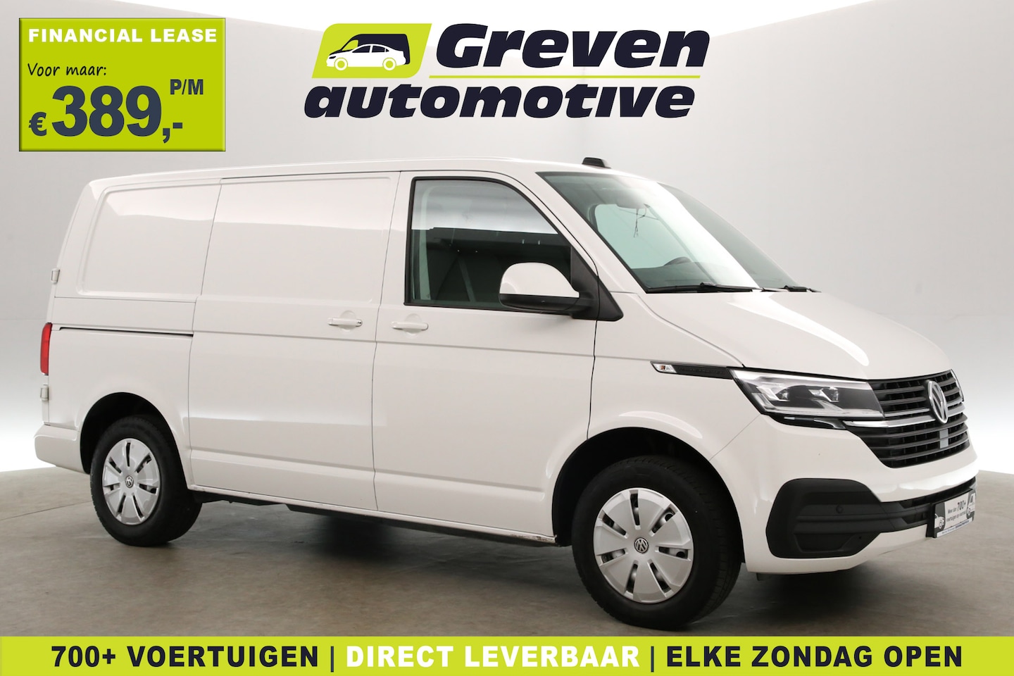 Volkswagen Transporter - 2.0 TDI 150PK L1H1 | Automaat | Airco | Cruise | 3 Zits | Carplay | Trekhaak | Parkeersens - AutoWereld.nl