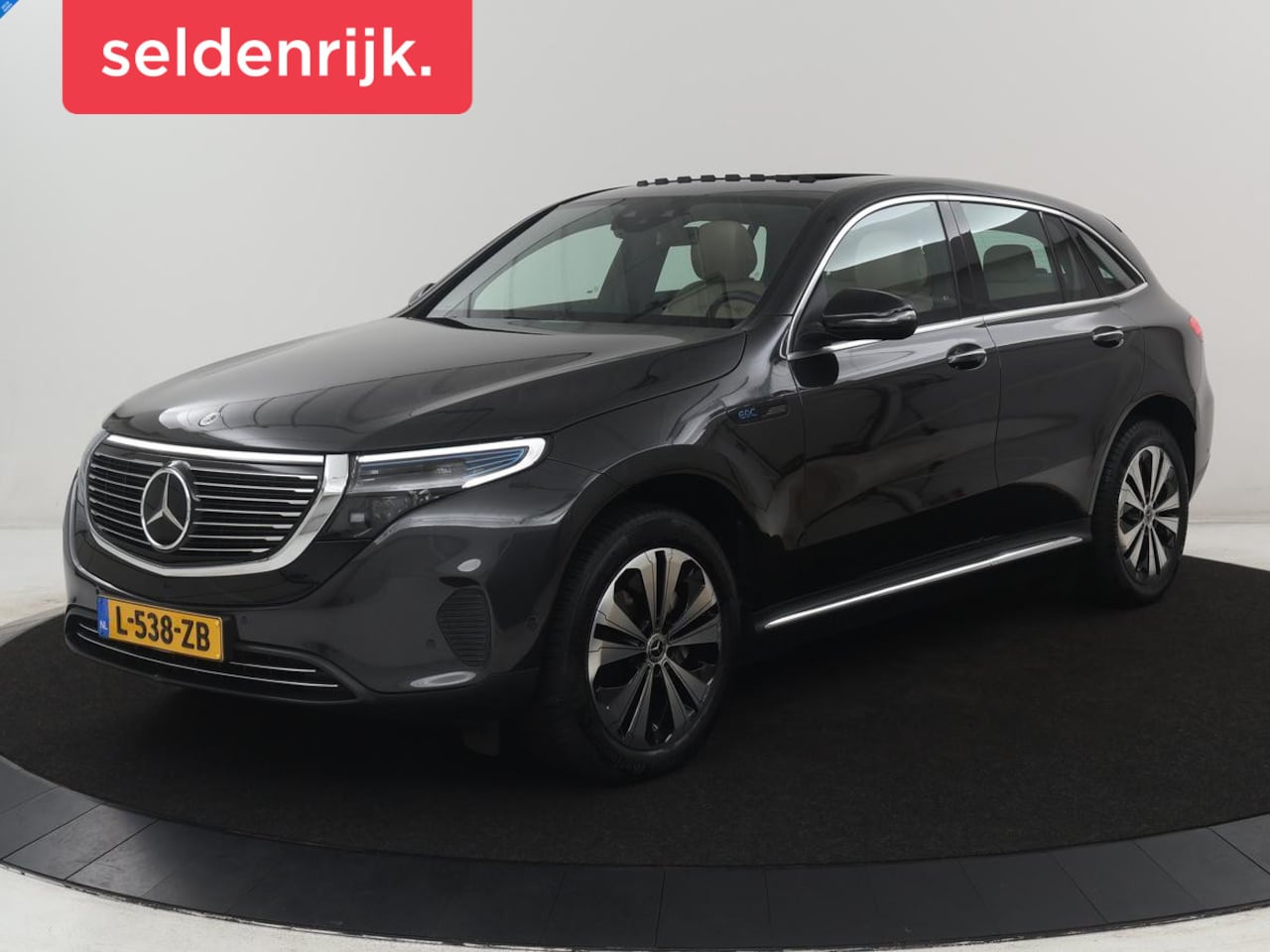 Mercedes-Benz EQC - 400 4MATIC Business Solution Luxury 80 kWh | SOH 96.9% | Panoramdak | Leder | Adaptive cru - AutoWereld.nl