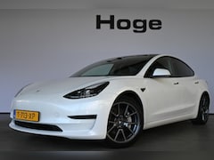 Tesla Model 3 - Standard RWD Plus 60 kWh SOH 91% 238Pk Cruise Leder Panoramadak FSD Computer 3 Autopilot I