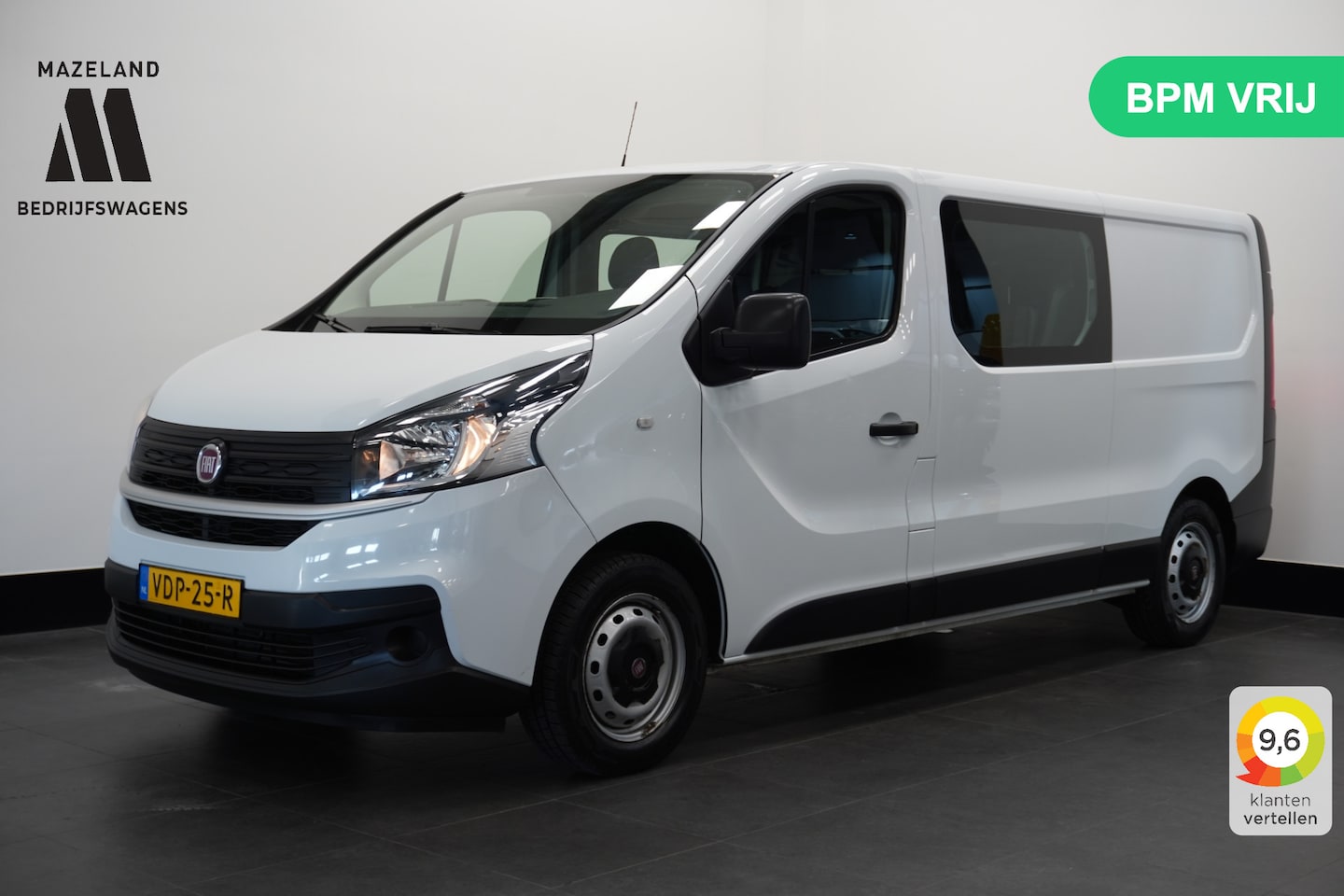 Fiat Talento - 1.6 MJ 125PK L2 Dubbele Cabine EURO 6 - Airco - Navi - Cruise - € 12.499,- Excl. - AutoWereld.nl