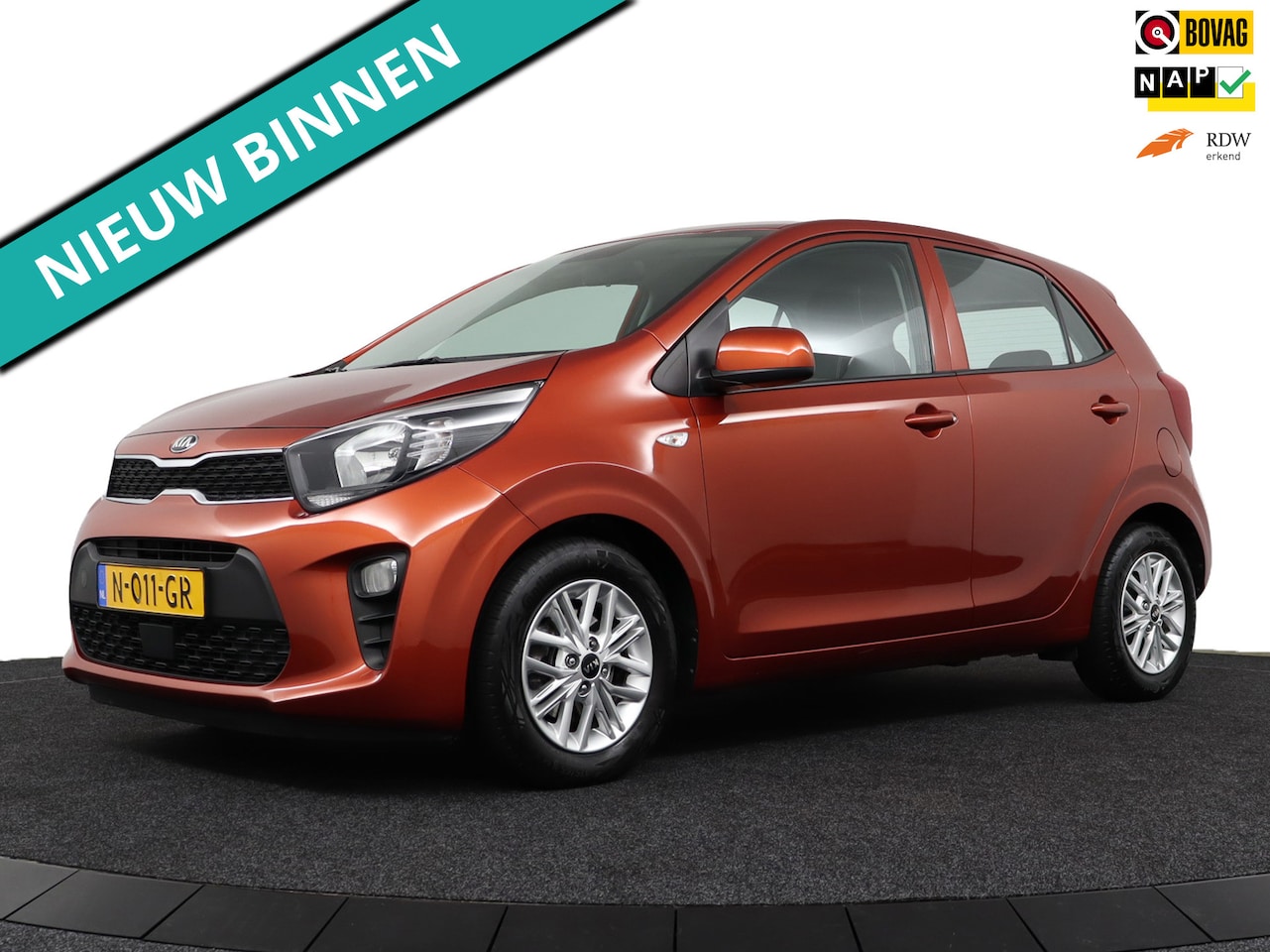 Kia Picanto - 1.0 DPi DynamicLine Apple/Android/Camera/LM-velgen/NAP - AutoWereld.nl