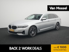 BMW 5-serie Touring - 520i High Executive AUTOMAAT | LEDER | TREKHAAK | NAVIGATIE | CAMERA | STOELVERWARMING | C