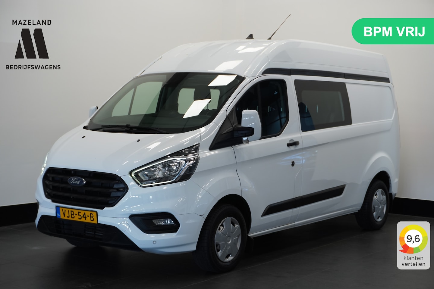 Ford Transit Custom - 2.0 TDCI L2H2 Dubbele Cabine EURO 6 - Airco - Cruise - PDC - €18.900,- Excl. - AutoWereld.nl