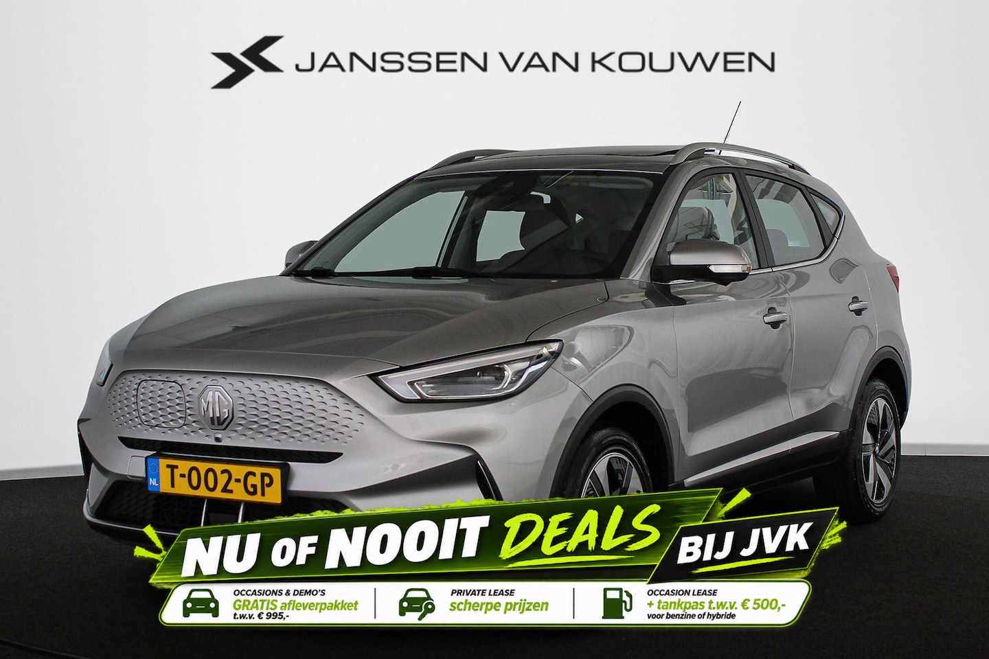 MG MG ZS EV - EV Long Range Luxury 70 kWh SOH 99% Pano Leder Stoelverwarming Keyless - AutoWereld.nl