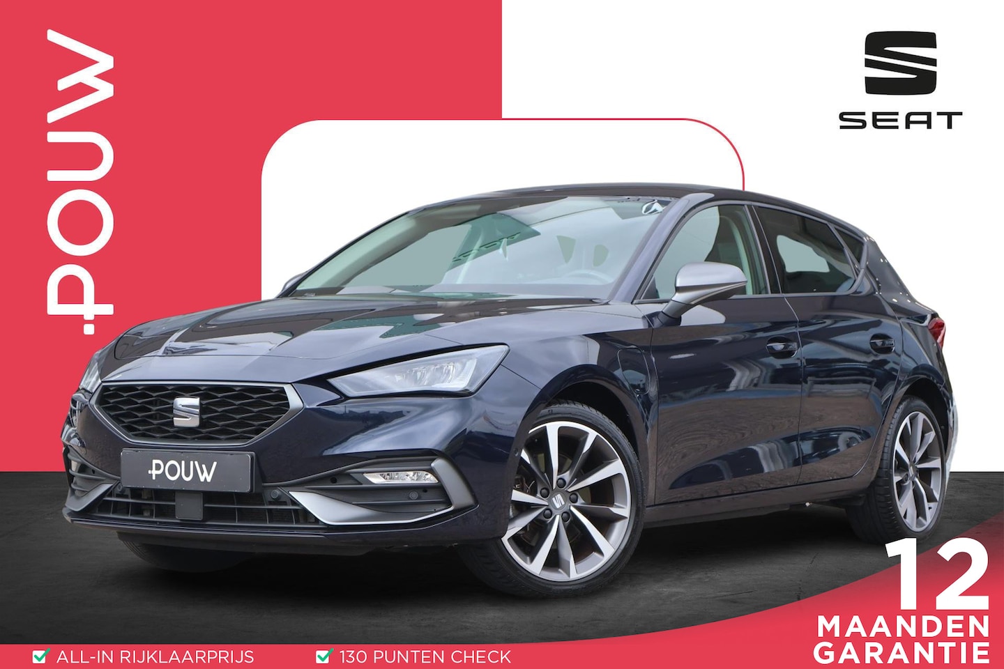 SEAT Leon - 1.4 TSI eHybrid 204pk PHEV FR Business Intense | SoH 95% | Navigatie | Camera | Stoel & St - AutoWereld.nl
