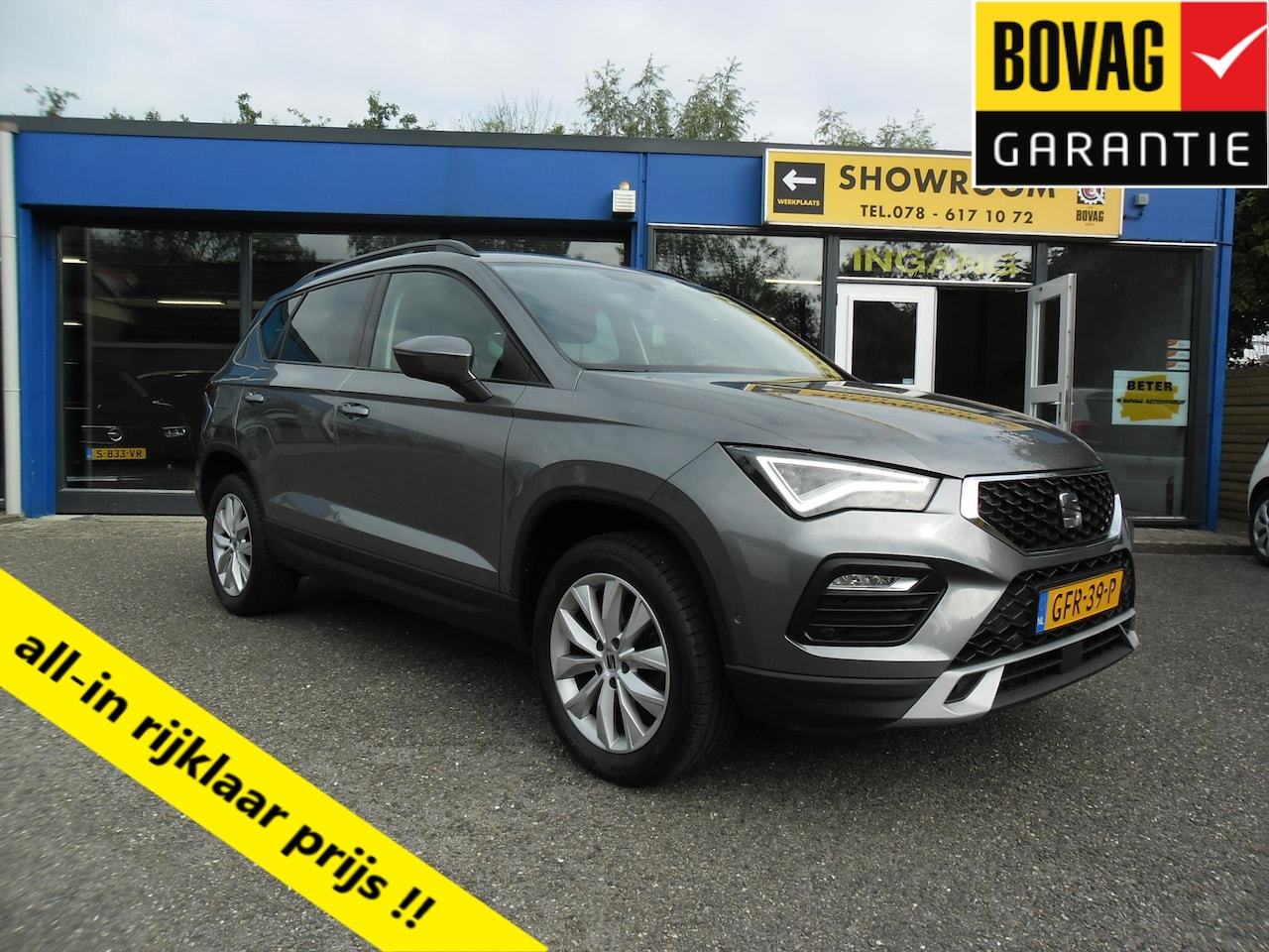 SEAT Ateca - 1.0 TSI 110Pk Style Business Intense Nav Ecc 17"Lmv Camera Privacyglas Pdc Led Rijklaarpri - AutoWereld.nl