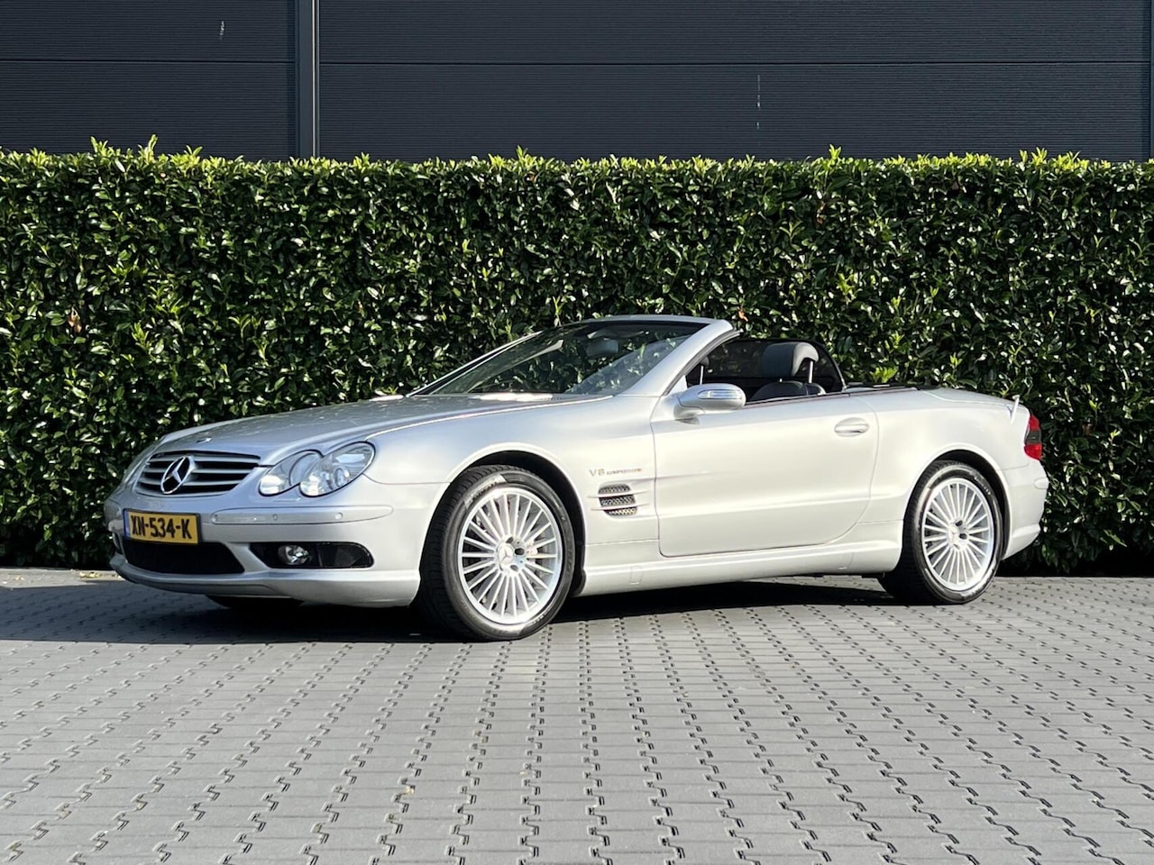 Mercedes-Benz SL-klasse Cabrio - AMG 55, LUCHTVERING, LEDER, NAVIGATIE, CRUISE CONTROL, CLIMATE CONTROL, STOELVERWARMING/VE - AutoWereld.nl