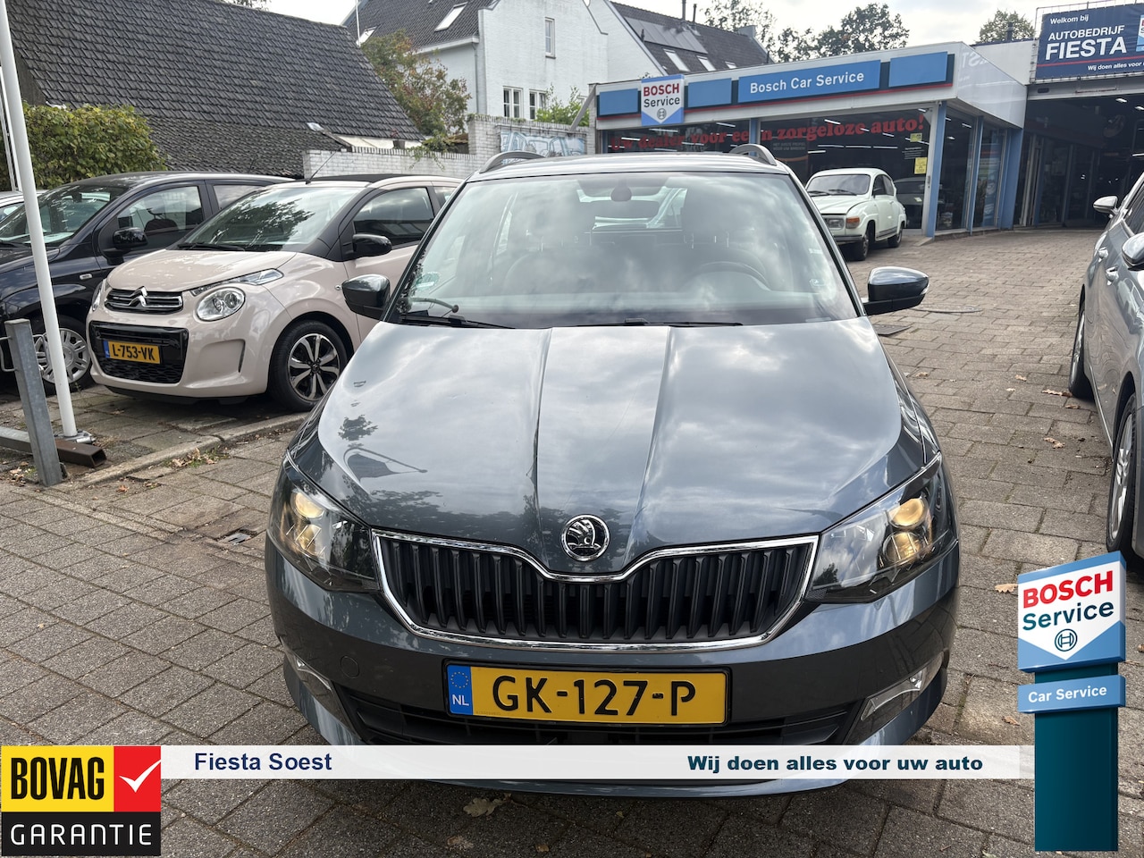 Skoda Fabia Combi - 1.2 TSI First Edition Ambition Mooie complete auto cruise controle, digi airco en Trekhaak - AutoWereld.nl