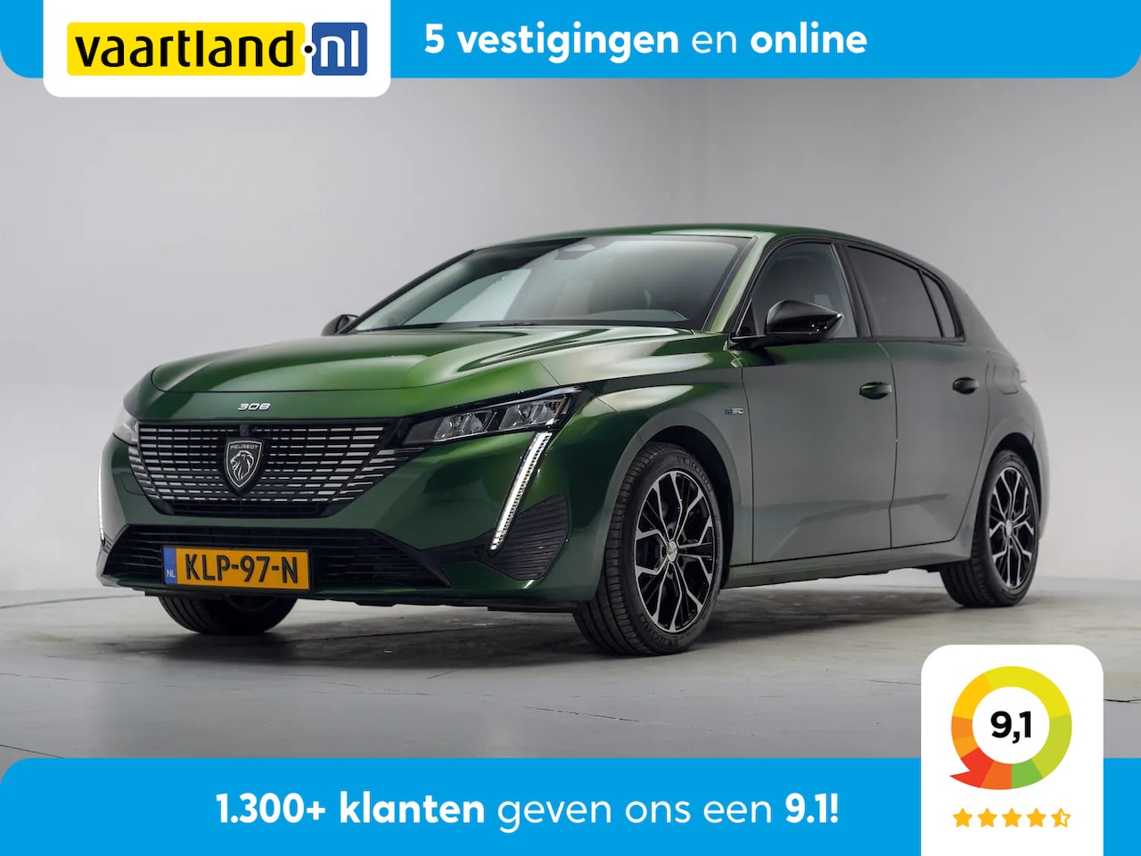 Peugeot 308 - 1.6 Hybrid Allure Pack [ Navi Clima Apple / Android Cruise ] - AutoWereld.nl