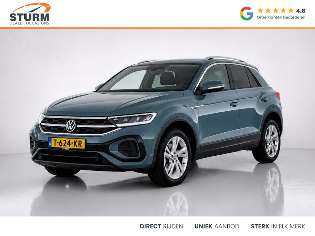 Volkswagen T-Roc - 1.5 TSI R-Line |Trekhaak | Camera | Adptieve CC | Climate Control | Keyless entry | NL-Au - AutoWereld.nl
