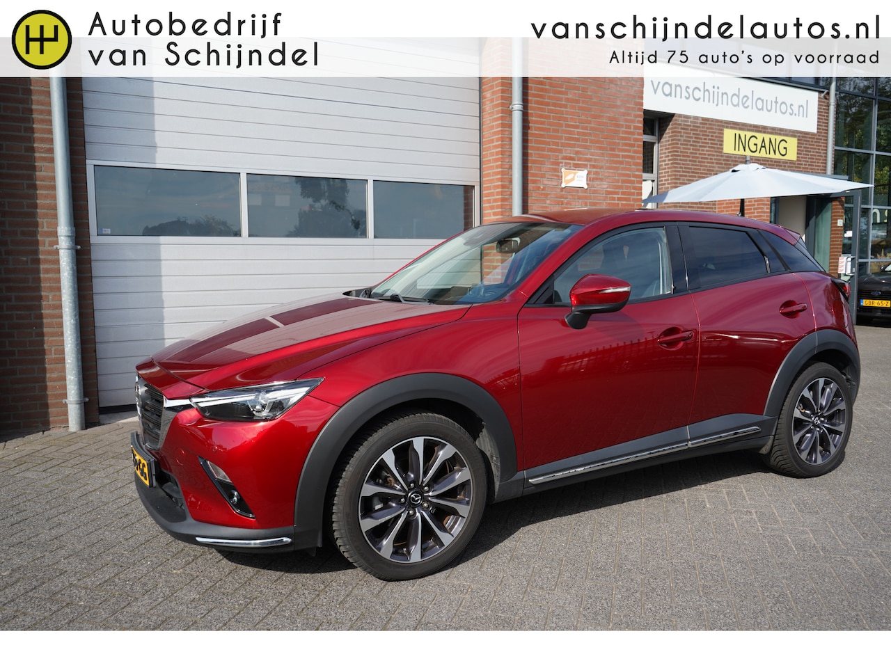 Mazda CX-3 - 2.0 SKYACTIVE-G 120PK GTM KEURIGE NETTE STAAT CAMERA STOELVERWARMING ANDROID/APPLECARPLAY - AutoWereld.nl