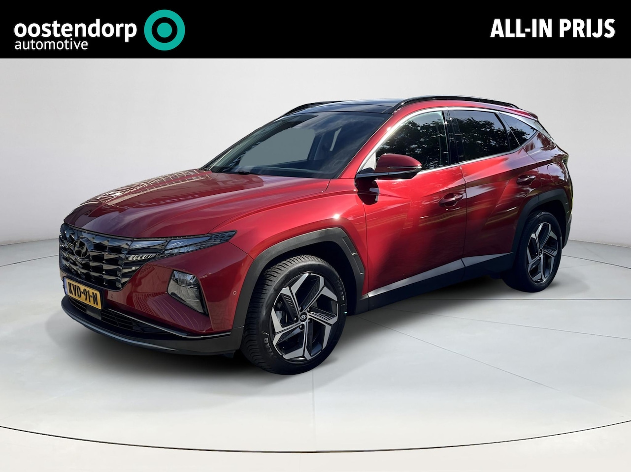 Hyundai Tucson - 1.6 T-GDI HEV Premium Sky | Rijklaarprijs | Panoramadak | Leer | Elektrisch verstelbare, v - AutoWereld.nl