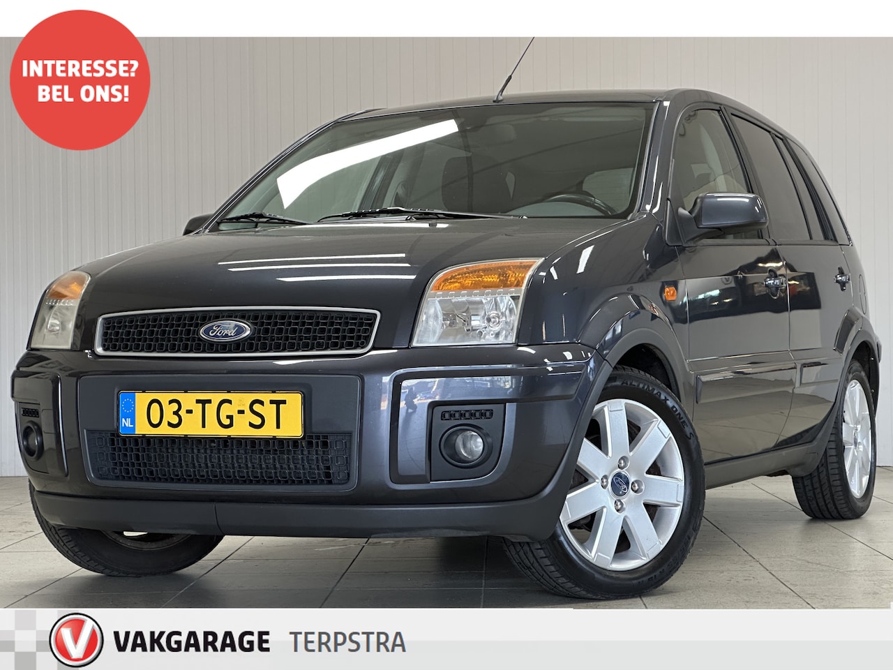 Ford Fusion - 1.4-16V Futura/ D-Riem Verv: 195.000 KM!/ Airco/ Elek. pakket/ Isofix/ LEDER. Stuurw./ Rad - AutoWereld.nl