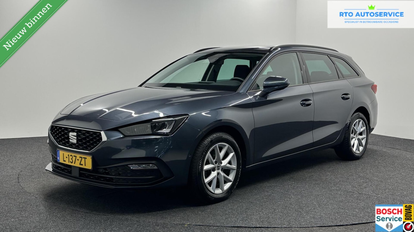 SEAT Leon Sportstourer - 1.0 TSI Reference TREKHAAK CARPLAY CAMERA NAVI ADAPTIEF CRUISE. - AutoWereld.nl