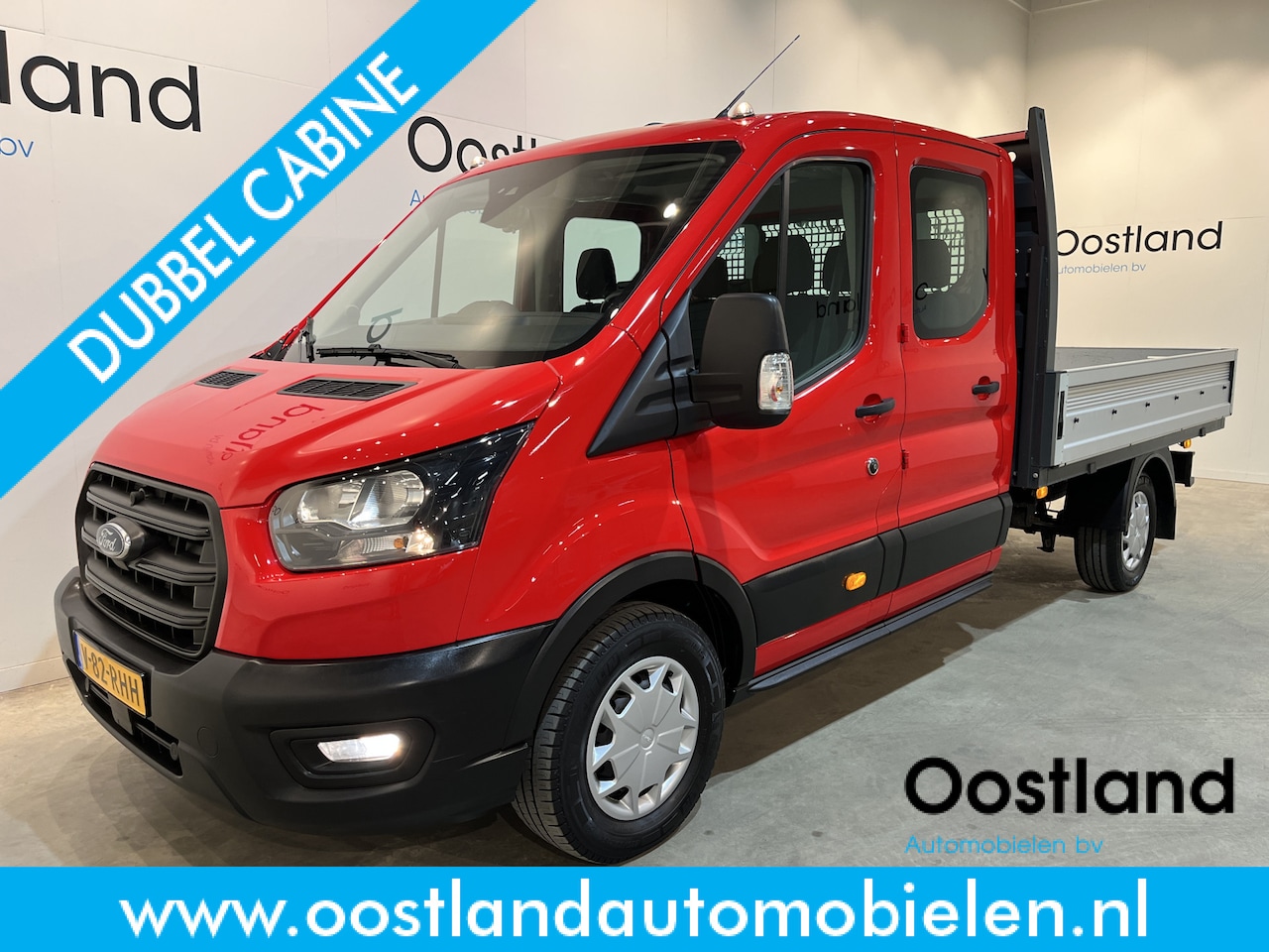 Ford Transit - 350 2.0 TDCI L3H1 130 PK DC 6 pers. Trend Open Laadbak / Euro 6 / Airco / Cruise Control / - AutoWereld.nl