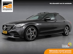 Mercedes-Benz C-klasse - 180 Business Solution AMG, Orig.NL | Pano | Navi | Leer | Burmester | Apple Car Play - RIJ