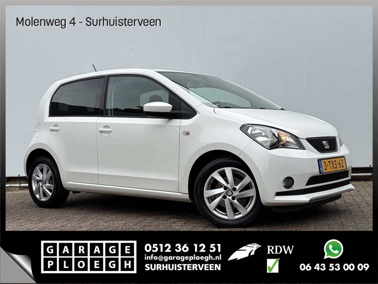 SEAT Mii - 1.0 Sport Dynamic Airco Stoelverwarming Navi Bluetooth Orig.NL! - AutoWereld.nl