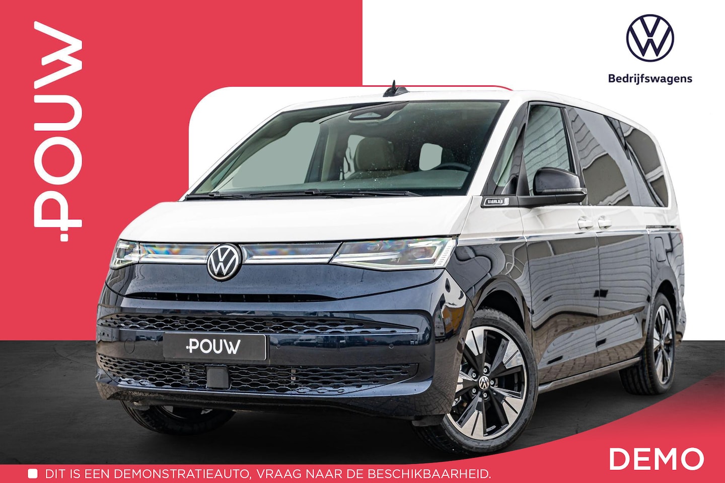 Volkswagen Multivan - 1.5 eHybrid 245pk L2 Bulli Edition | Panoramadak | Trekhaak Wegklapbaar | 19" Velgen - AutoWereld.nl