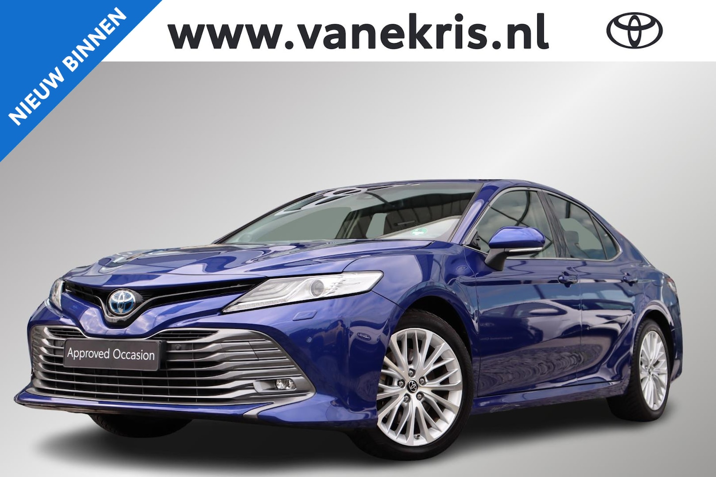 Toyota Camry - 2.5 Hybrid Premium 2.5 Hybrid Premium, JBL, Climate control, LM velgen, Navi, stoelverwarming. - AutoWereld.nl