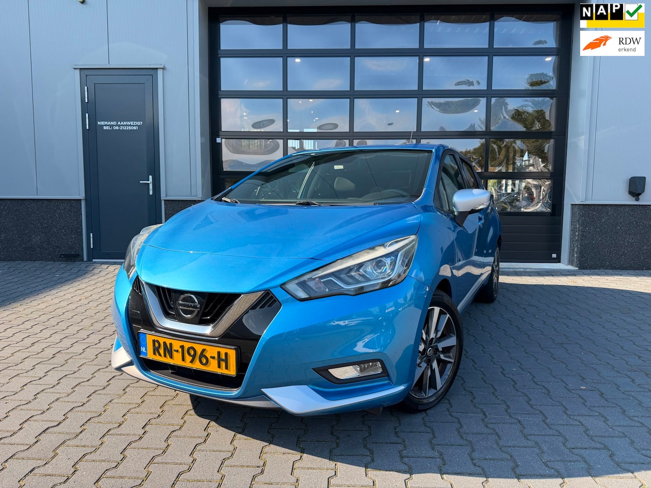 Nissan Micra - 1.0L Acenta 1 ste eigenaar, camera, org NL auto, 4 seizoenen banden - AutoWereld.nl