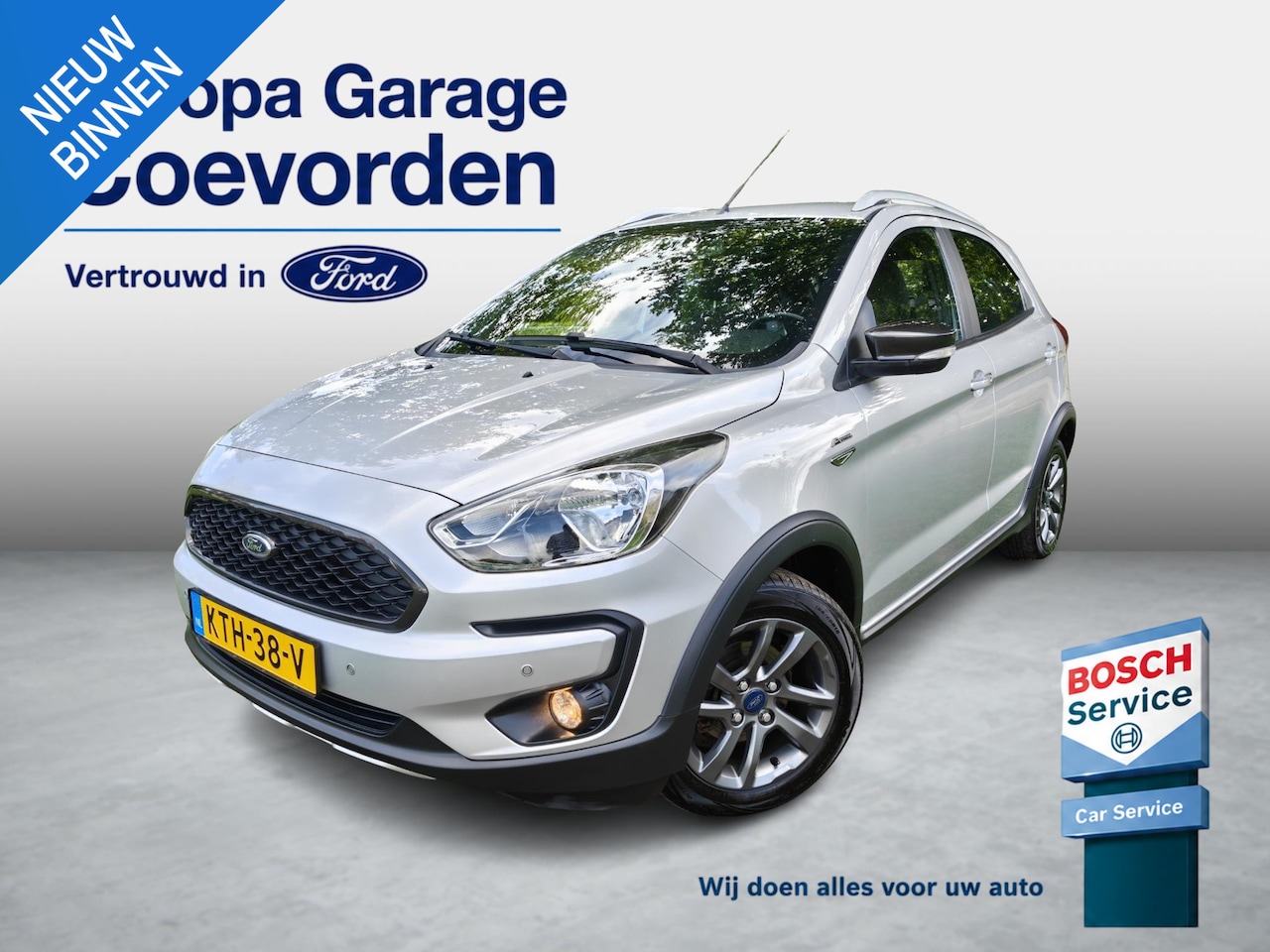 Ford Ka - 1.2 Active | CRUISE | CLIMA | P. SENSOREN | CARPLAY/ANDROID NAVI | - AutoWereld.nl