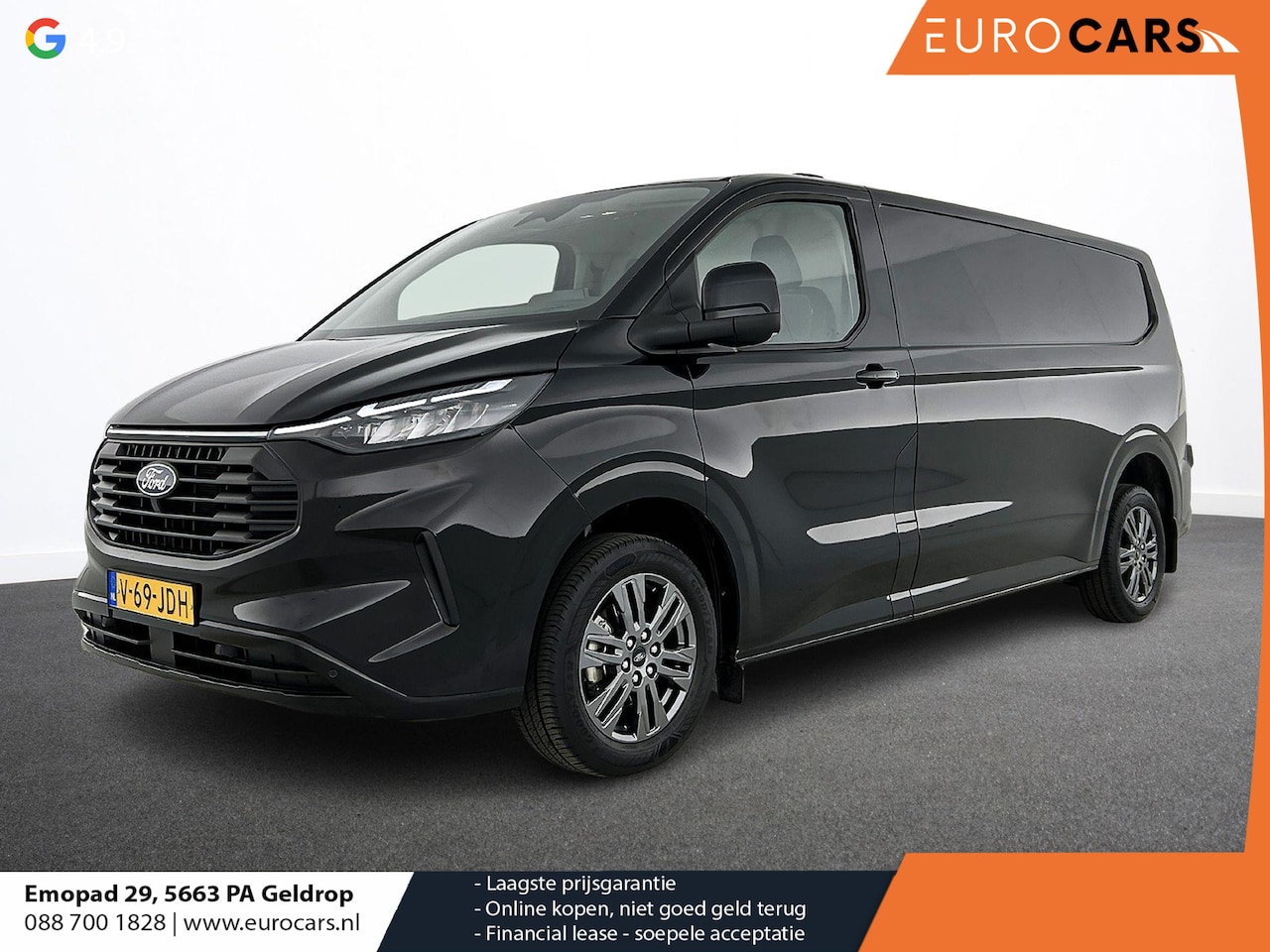 Ford Transit Custom - 320 2.0 TDCI L2H1 Limited Automaat Airco Navigatie Cruise control Trekhaak - AutoWereld.nl