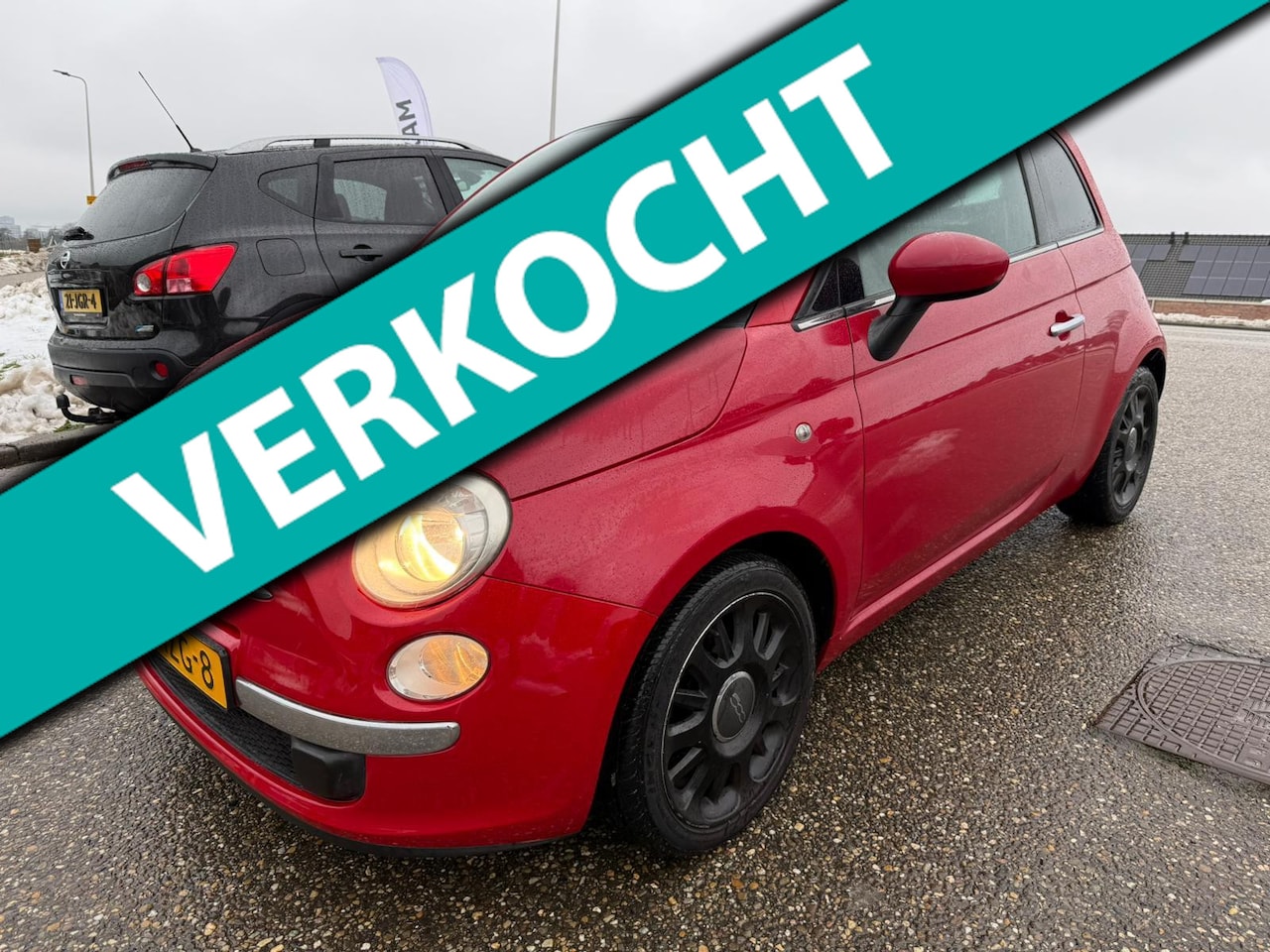 Fiat 500 - 1.2 Lounge Airco Panorama dak Velg APK NAP Kilometers - AutoWereld.nl