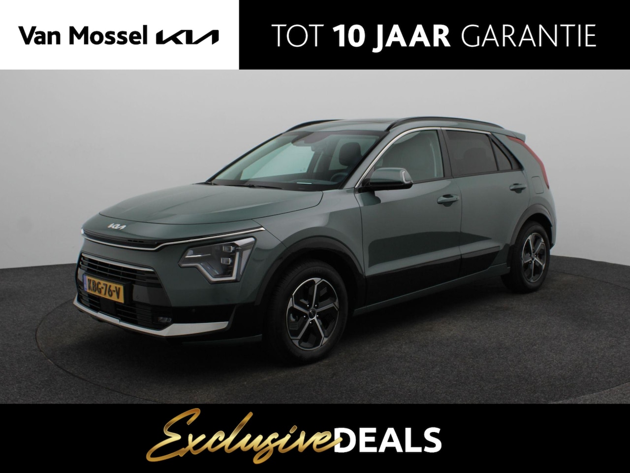 Kia Niro - 1.6 GDi Hybrid DynamicPlusLine | Leder | Panorama | Stoel Stuur Verwarming| Elektrische Ac - AutoWereld.nl
