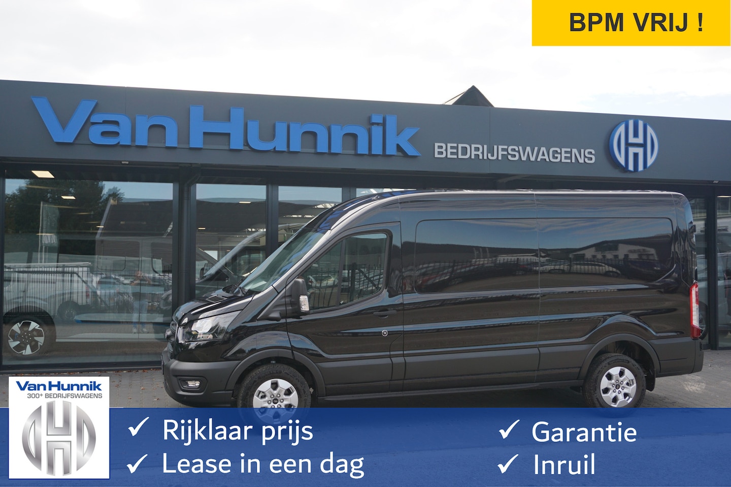 Ford Transit - 350L L3H2 Trend 130PK BPM VRIJ Sync4 Navi, Adap. Cruise, 360° Cam, Trekhaak!! NR. A106 - AutoWereld.nl