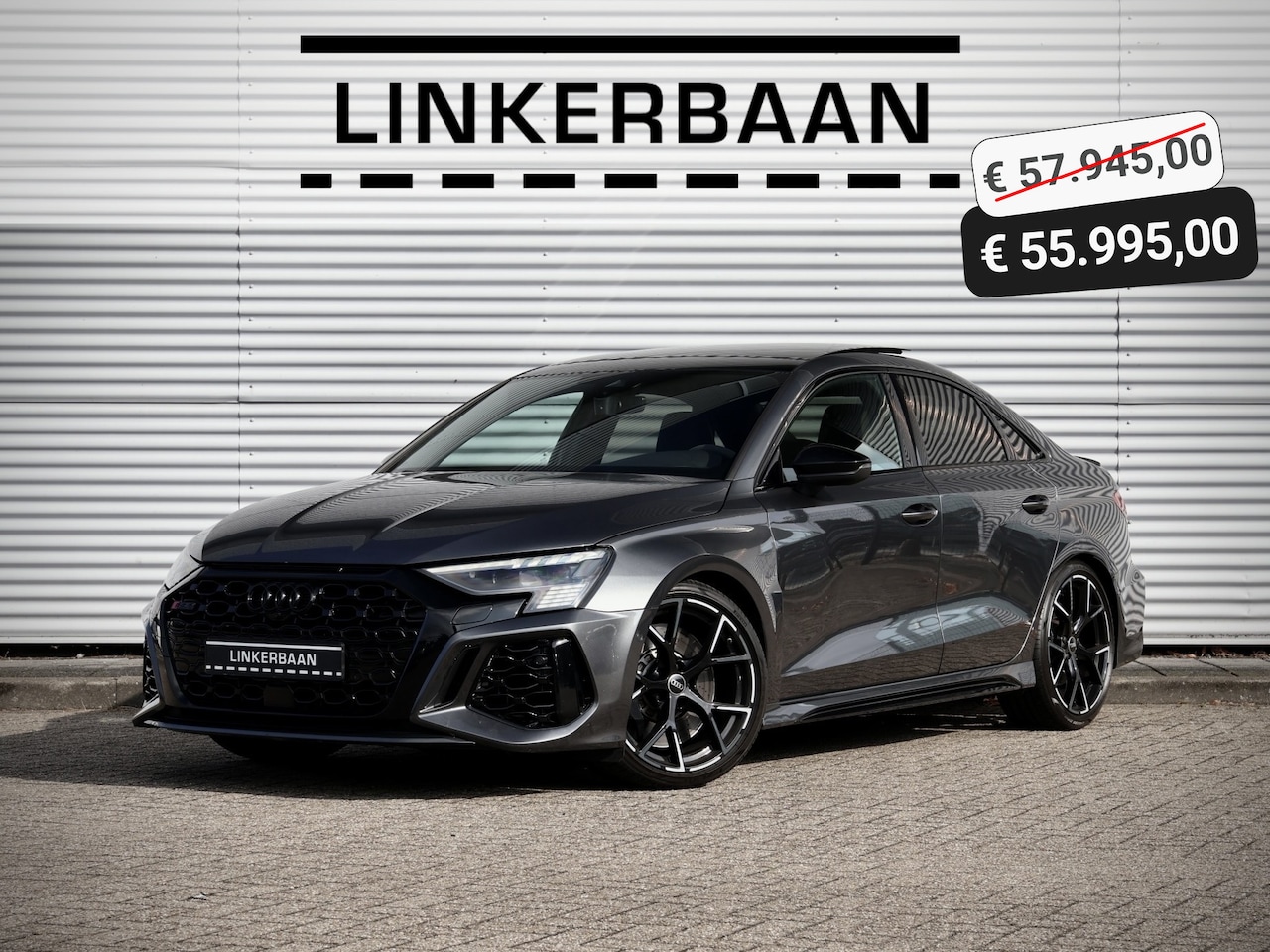 Audi RS3 - 2.5 TFSI Limousine Quattro 400pk | Dealer onderhouden | Panodak | RS Zetels | B&O | A - AutoWereld.nl