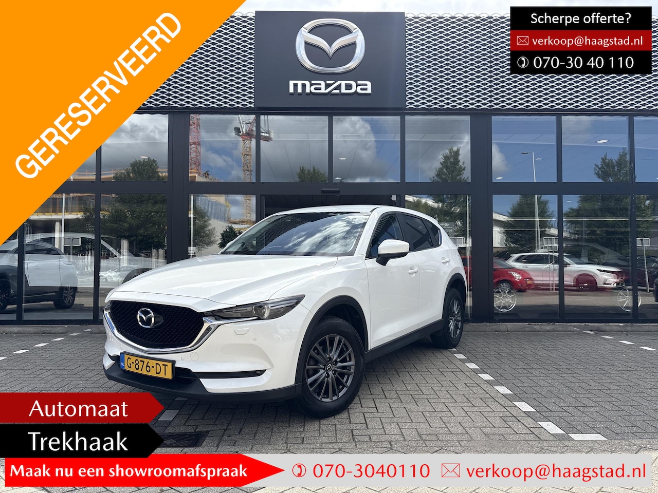 Mazda CX-5 - 2.0 SkyActiv-G 165 Business Comfort Dealer onderhouden / NL auto / Trekhaak - AutoWereld.nl