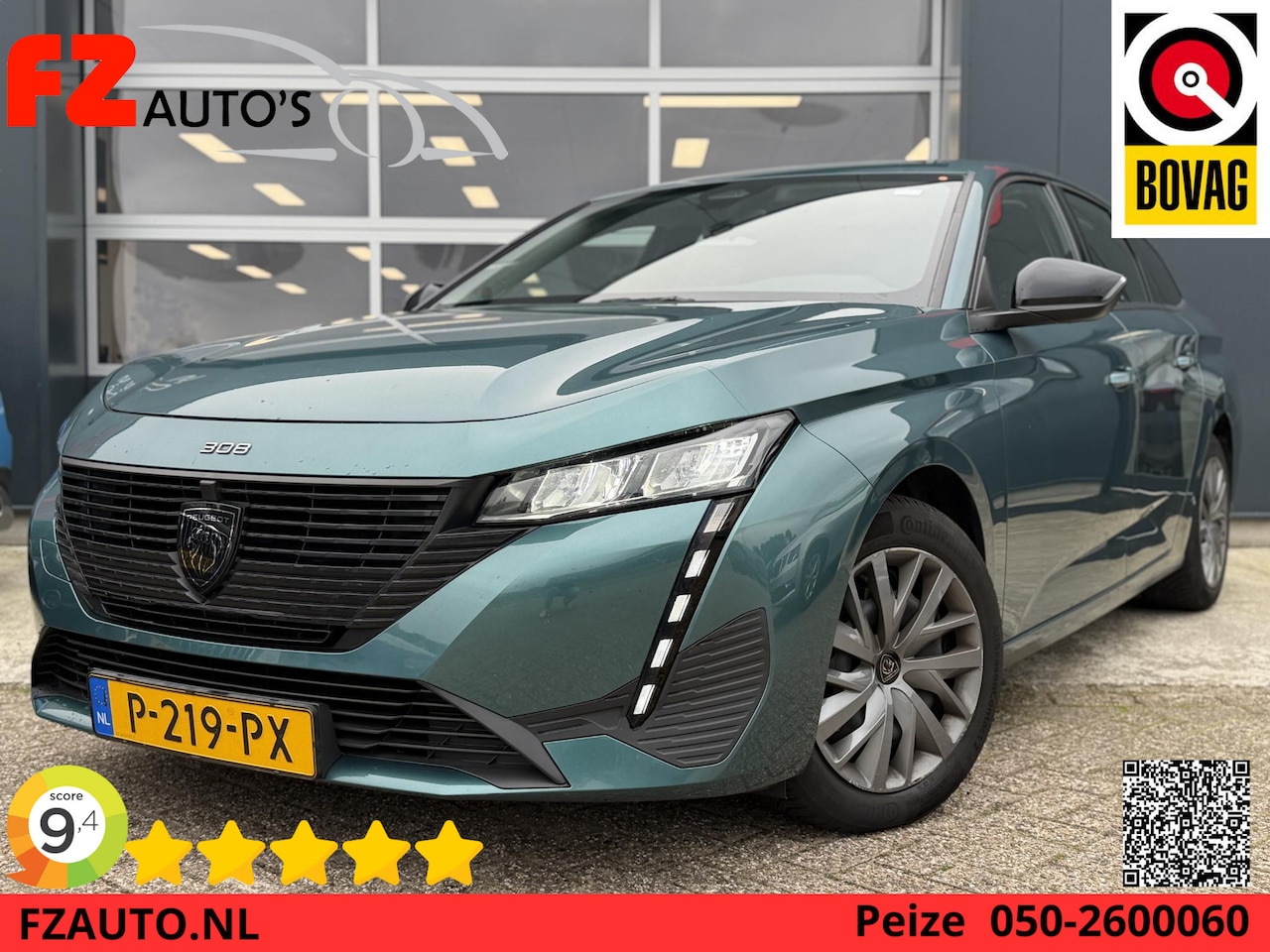 Peugeot 308 SW - 1.2 PureTech Active Pack Business - Navigatie - Climate Control - Apple Carplay/Android Au - AutoWereld.nl