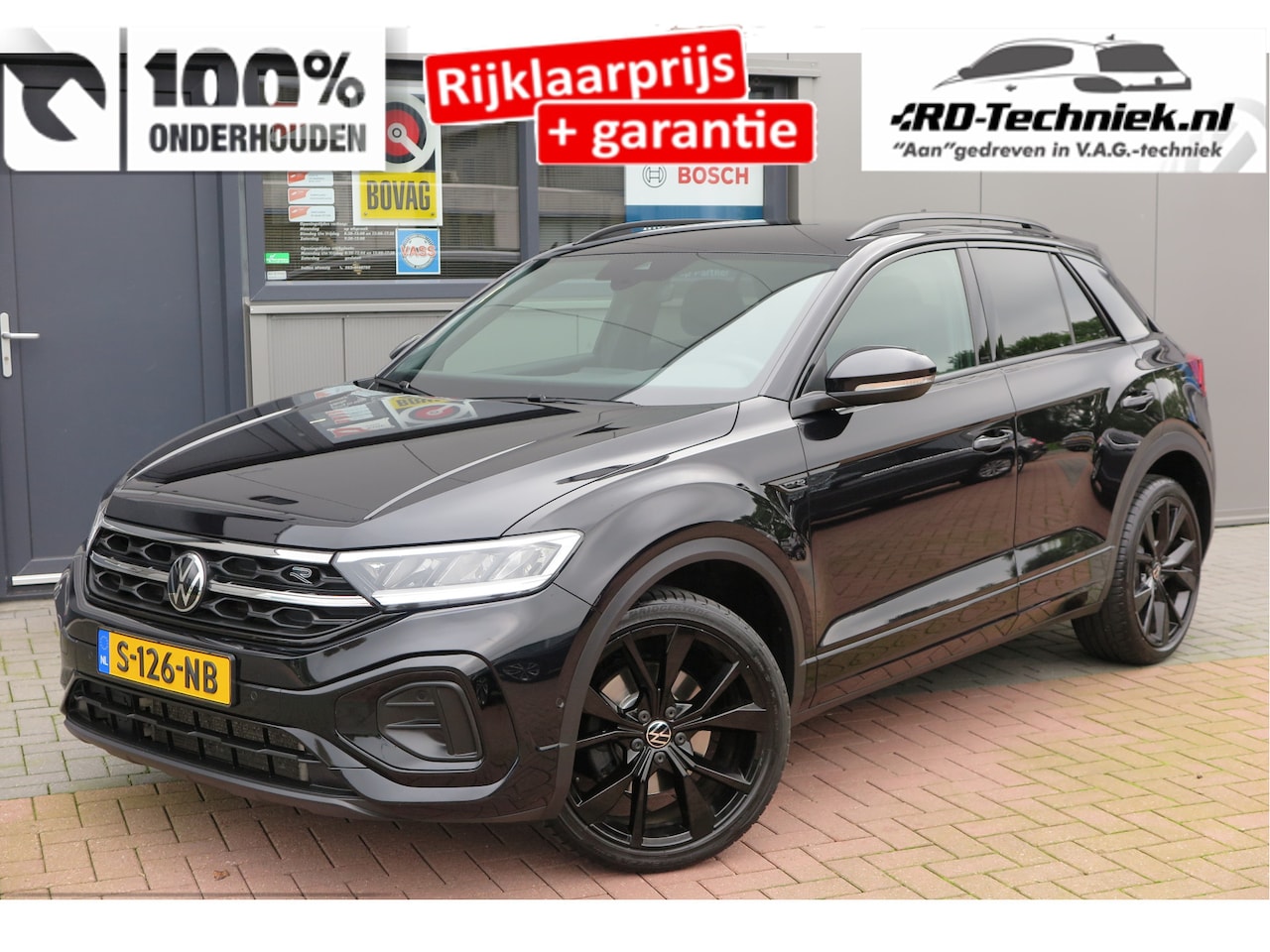 Volkswagen T-Roc - 1.5 TSI 150pk DSG R-Line Black Style Virtual cockpit , Keyless, PDC , 19"LMV, Camera , Car - AutoWereld.nl