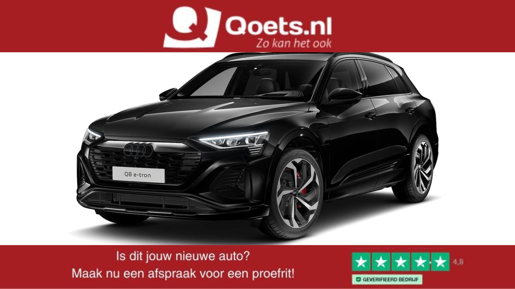 Audi Q8 e-tron - 55 quattro S Edition 115 kWh Trekhaak - Panoramadak - Adaptieve Cruise Control - Head up - - AutoWereld.nl