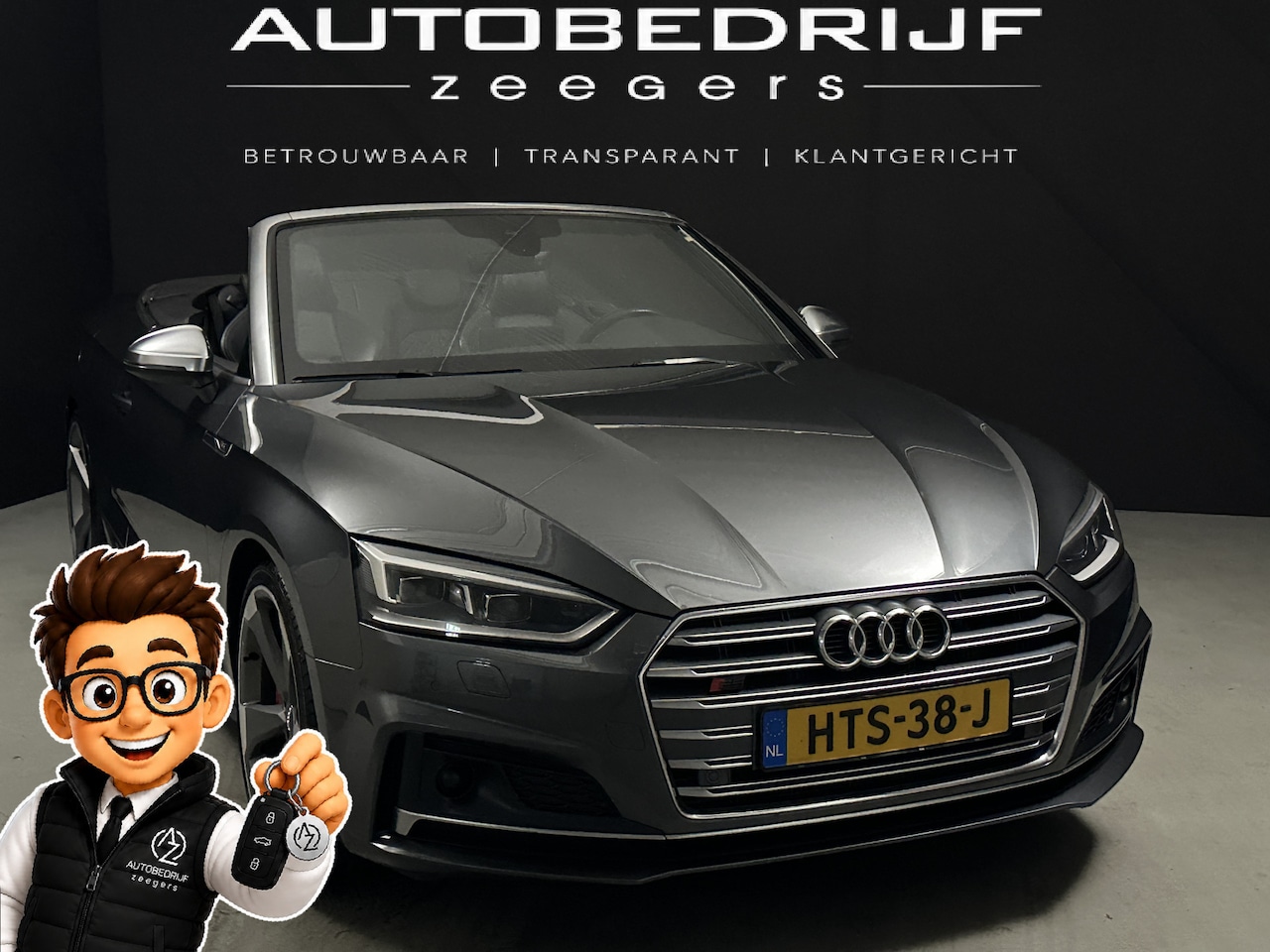 Audi A5 Cabriolet - 3.0 TFSI S5 quattro Pro Line Plus *Full Options*Automaat* - AutoWereld.nl