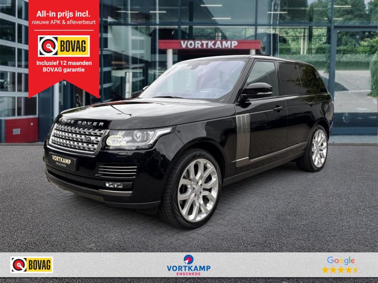 Land Rover Range Rover - 4.4 SDV8 VOGUE PANO-DAK/TREKHAAK/360CAM/ELEK-KLEP/MERIDIAN/MEM/ACC - AutoWereld.nl