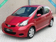 Toyota Aygo - 1.0-12V Aspiration|Half Leder|Navi|Airco|NW APK |1E Eigenaar| Volledig Onderhouden|