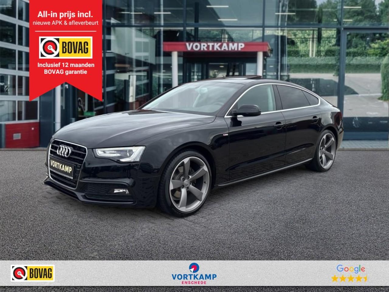 Audi A5 - 1.8 TFSI S-LINE PANO-DAK/PDC-ACHTER/BenO/CRUISE/STOELVERW - AutoWereld.nl