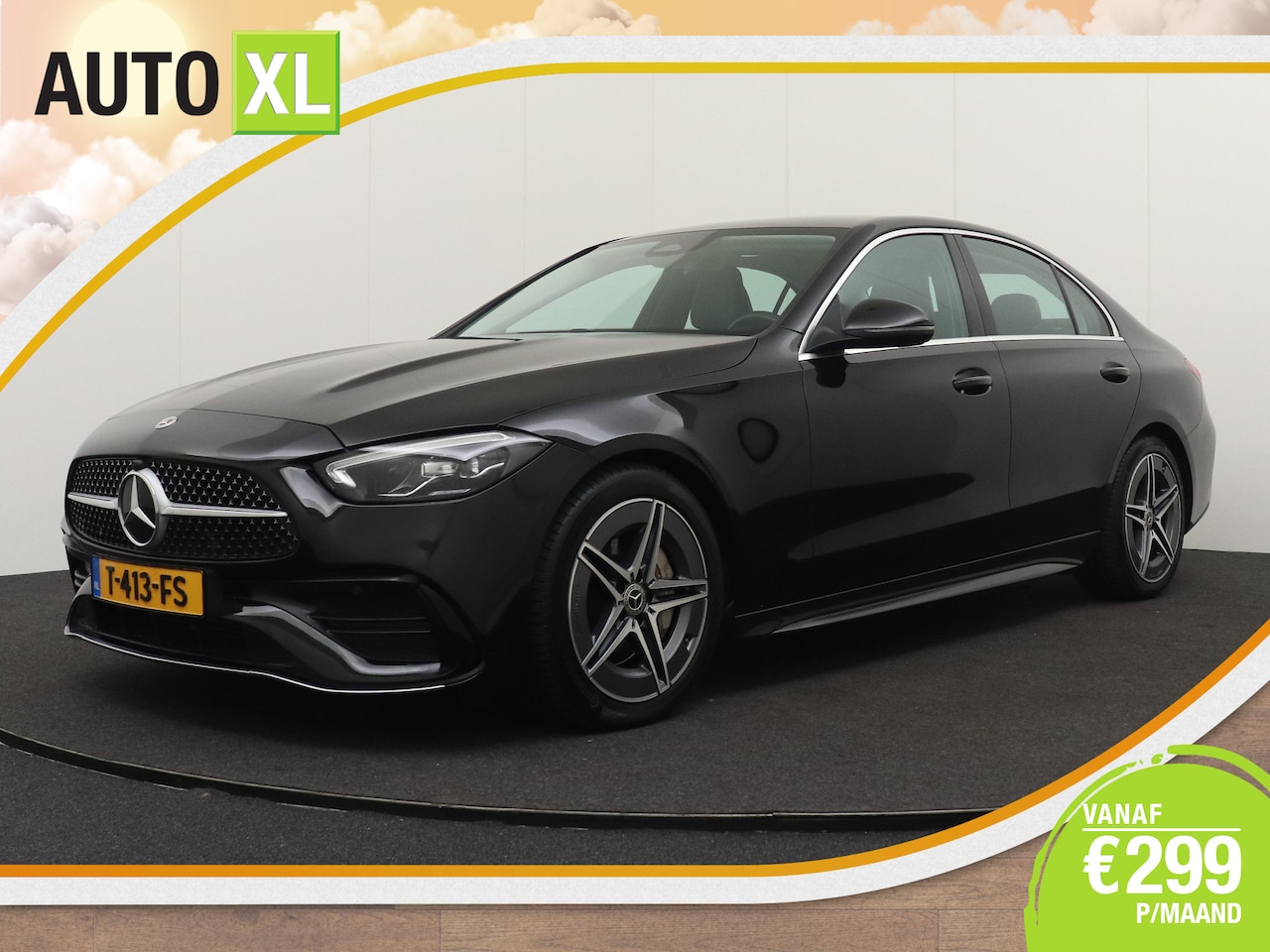 Mercedes-Benz C-klasse - 180 170 PK Aut. AMG Line Camera Sfeeverlichting Stoelverw. - AutoWereld.nl