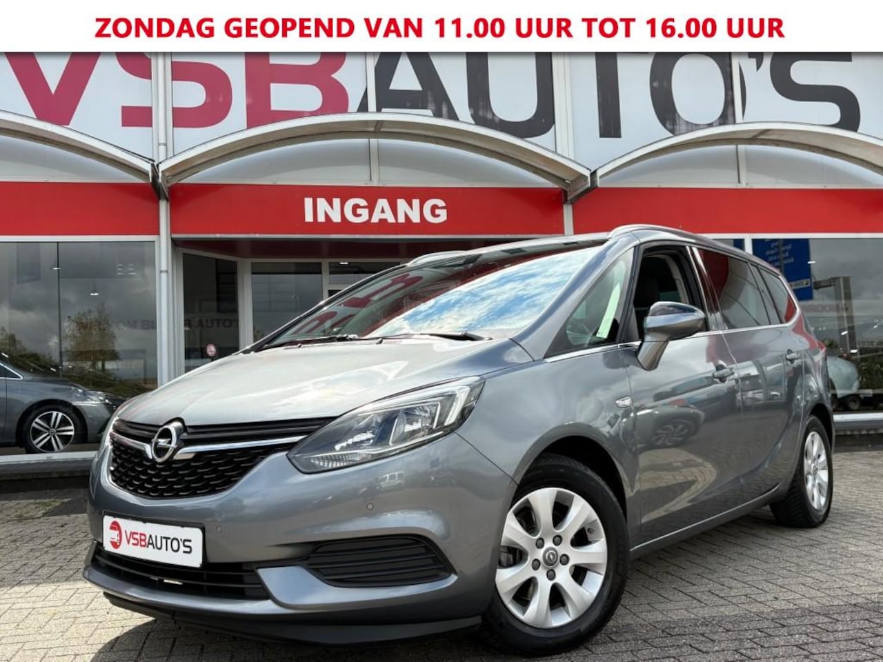 Opel Zafira - 1.4 TURBO ONLINE EDITION 7PERS. TREKHAAK NAVI CAMERA AIRCO CRUISE STOELVERWARMING - AutoWereld.nl