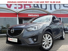 Mazda CX-5 - 2.0 SKY-ACTIV-G 160PK 4WD AUT. LEER TREKHAAK SCHUIFDAK NAVI CAMERA AIRCO LMV PDC