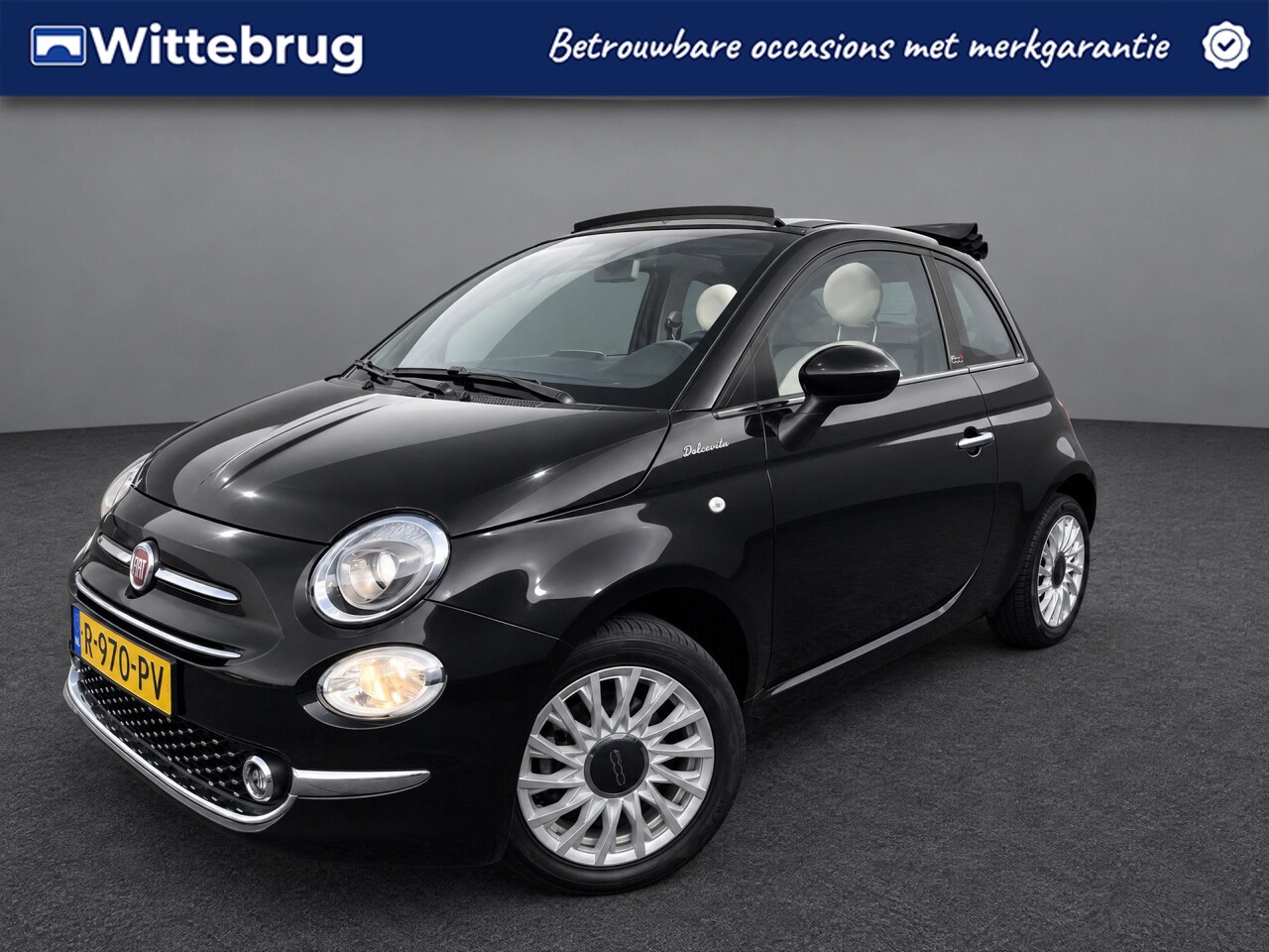 Fiat 500 C - 1.0 Hybrid Dolcevita / Digitaal dashboard / Climate controle / Parkeersensoren achter / Na - AutoWereld.nl