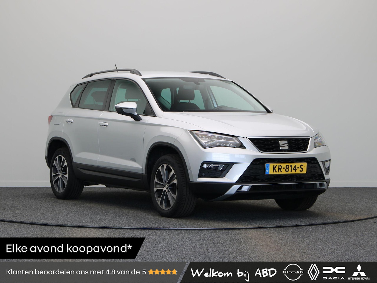 SEAT Ateca - 1.0 EcoTSI Style | 1e Eigenaar | Dealeronderhouden | Elektrisch inklapbare trekhaak | Lich - AutoWereld.nl