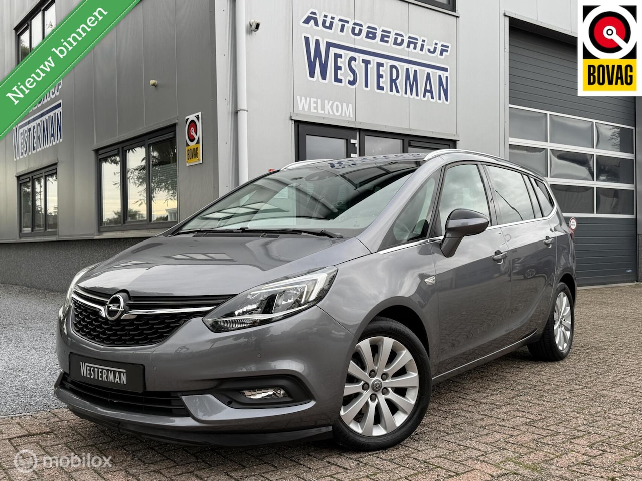 Opel Zafira - 1.4 Turbo Innovation 7p. AUT Clima Cruise Navi Trekh. Lmv etc. - AutoWereld.nl