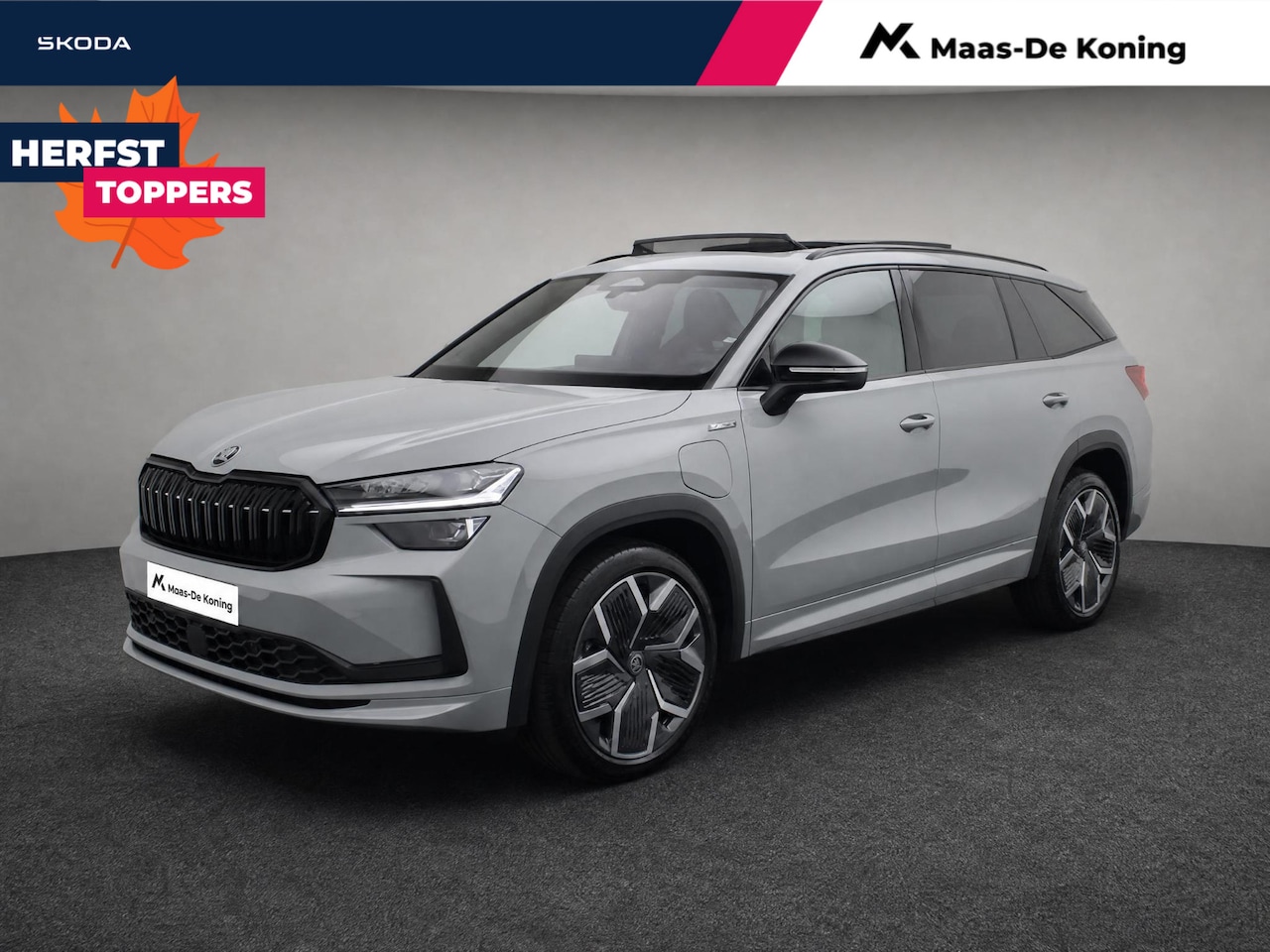 Skoda Kodiaq - Sportline Business 1.5 TSI PHEV 150 kW / 204 PK | Elektrisch bedienbaar schuif-/kanteldak - AutoWereld.nl