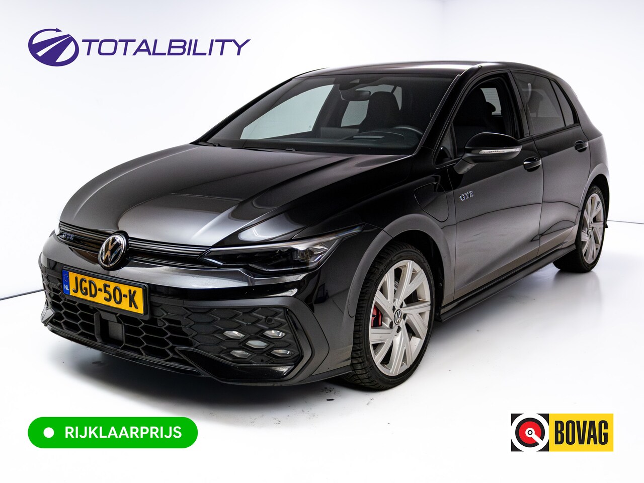 Volkswagen Golf - 1.5 eHybrid GTE Black 272 PK automaat | IQ Led | Elec. trekhaak | Headup | Stoel- & stuurv - AutoWereld.nl