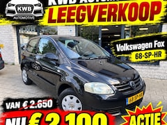 Volkswagen Fox - 1.2 Trendline 3-deurs | NAP | Nieuwe APK