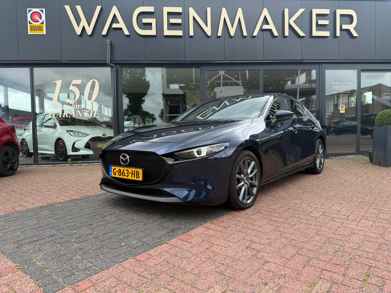 Mazda 3 - 2.0 e-SkyActiv-X M Hybrid 180 Luxury ACC|NAV|CAM|Leder - AutoWereld.nl