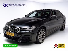 BMW 5-serie - 545e xDrive M-Sport 394PK | 6-CIL. | SCHUIFDAK | TREKHAAK | 360° | ACC | STOEL- & STUURVER